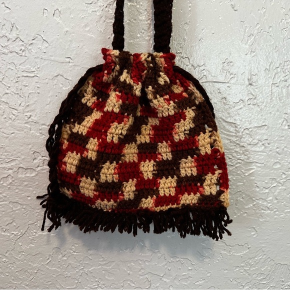 Vintage crochet handmade bag - Picture 6 of 6